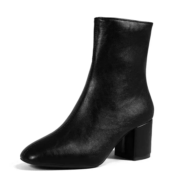 Christin | Scarpe alla moda con cerniera laterale