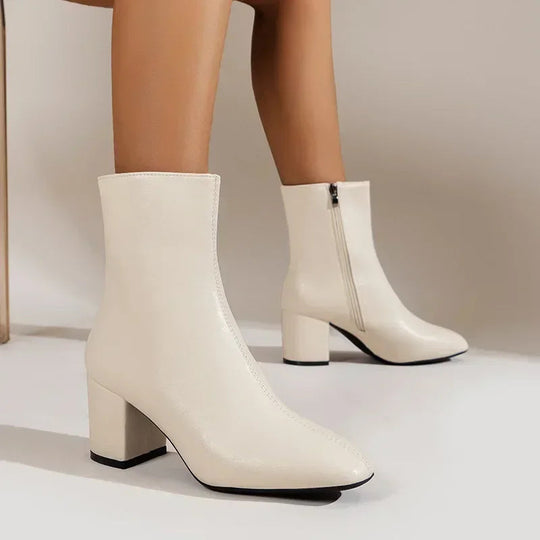 Christin | Scarpe alla moda con cerniera laterale