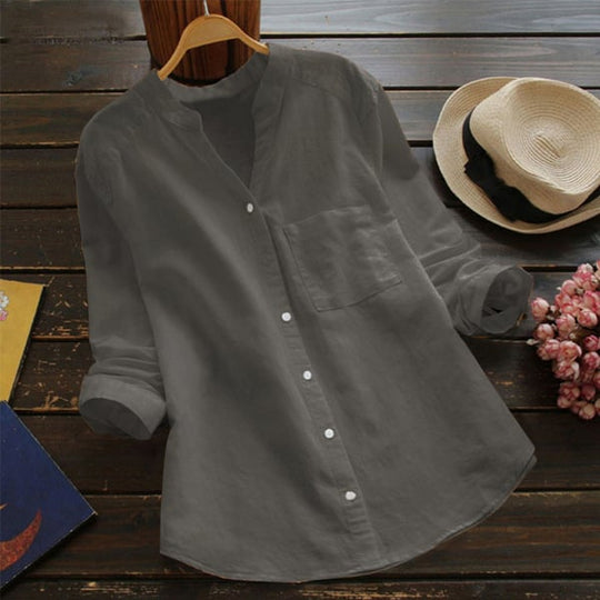 Christina | Casual Comfort Katoenmix Overhemd