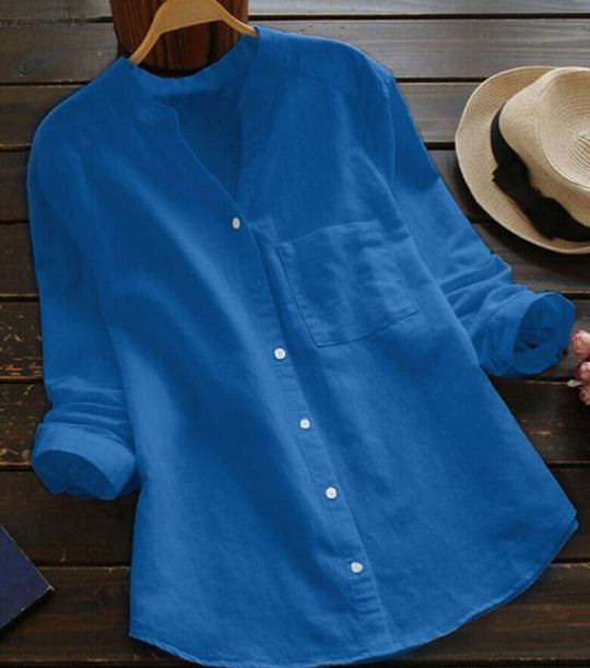 Christina | Casual Comfort Katoenmix Overhemd