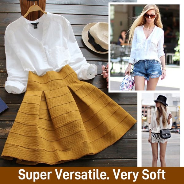 Christina | Casual Comfort Katoenmix Overhemd