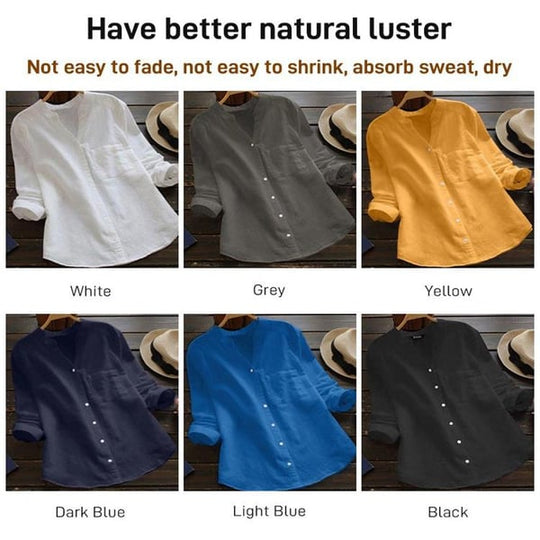 Christina | Casual Comfort Katoenmix Overhemd