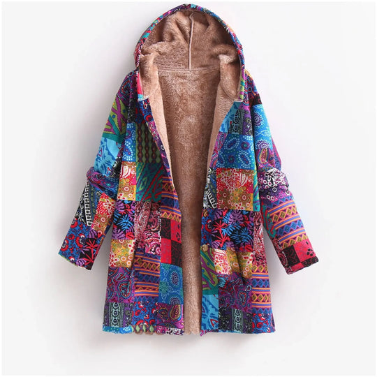 Christina | Giacca in pile color felpa