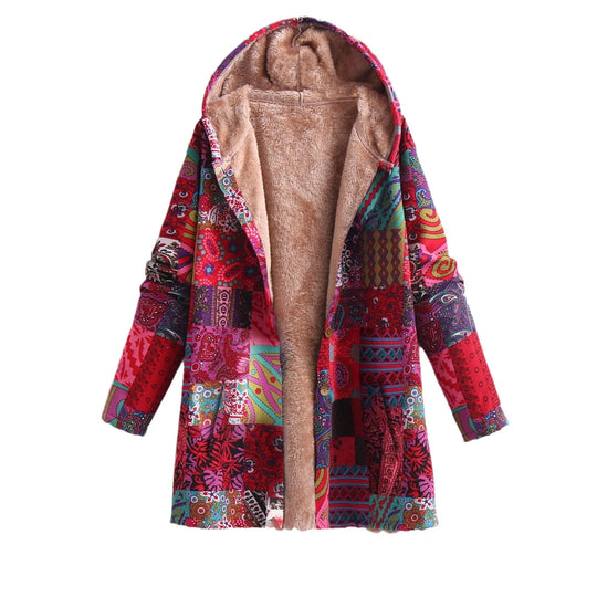 Christina | Giacca in pile color felpa