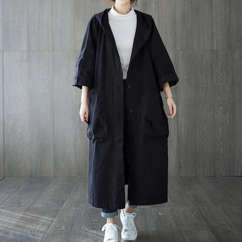 Christina | Trench coat impermeabile con cappuccio