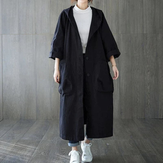 Christina | Trench coat impermeabile con cappuccio