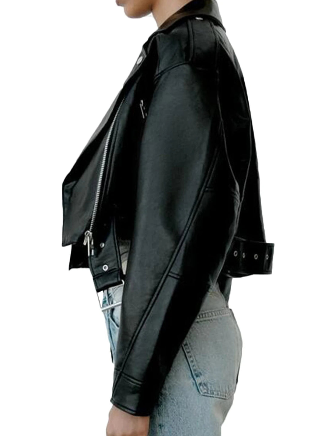 Claudia | Giacca classica in similpelle