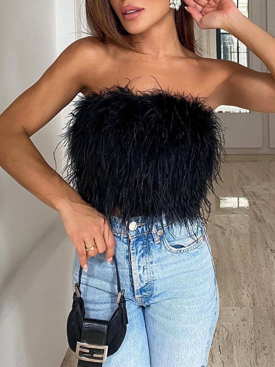 Claudia | Moderne bandeautop zonder toorts