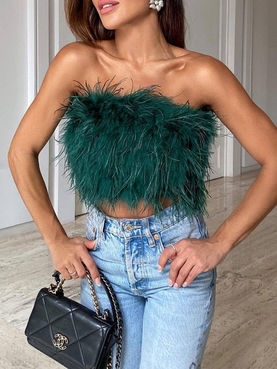 Claudia | Moderne bandeautop zonder toorts