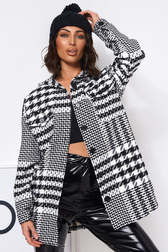 Sophia - Giacca Oversize a Quadri per Donna