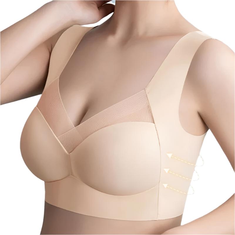 Evelyn - Comfortable Seamless Bra For Women With Elegant Mesh Details