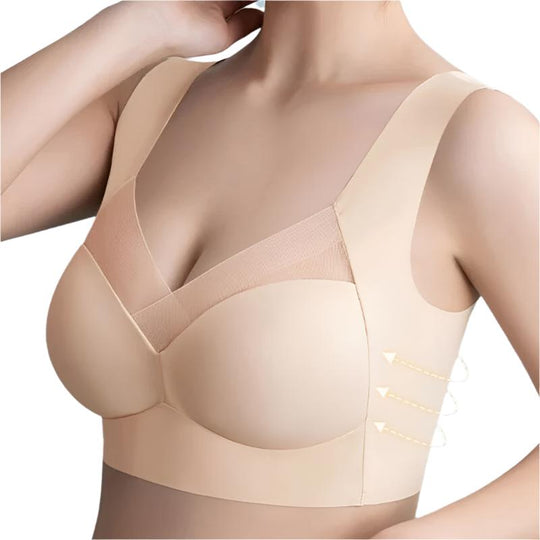 Evelyn - Comfortable Seamless Bra For Women With Elegant Mesh Details