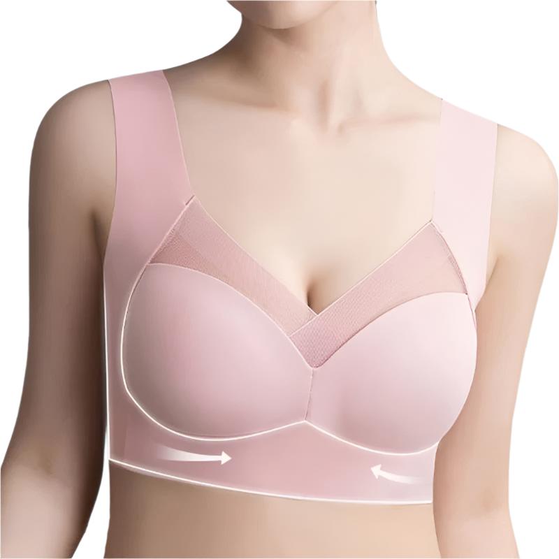 Evelyn - Comfortable Seamless Bra For Women With Elegant Mesh Details