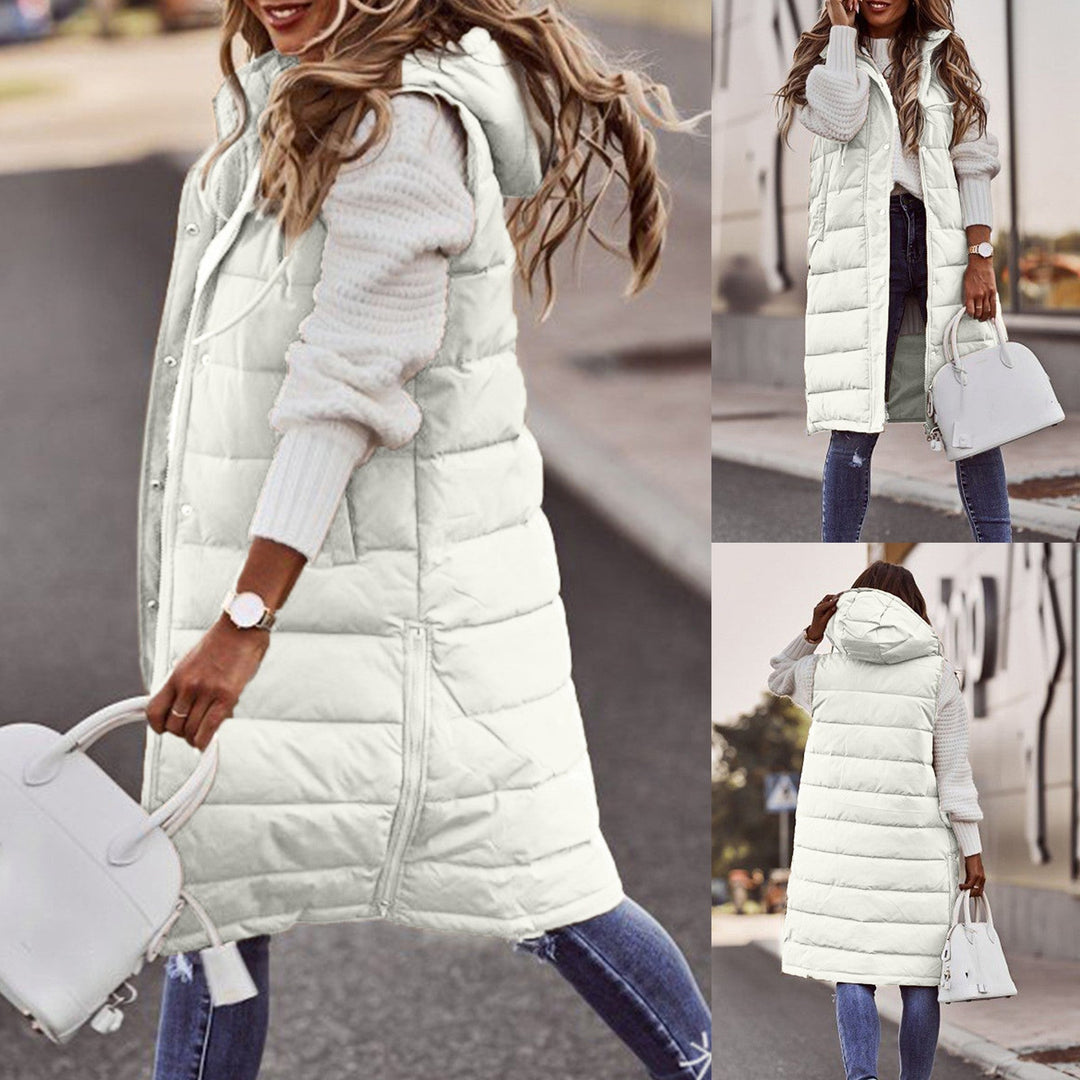 Sanne - Elegante Gilet Lungo Senza Maniche da Donna