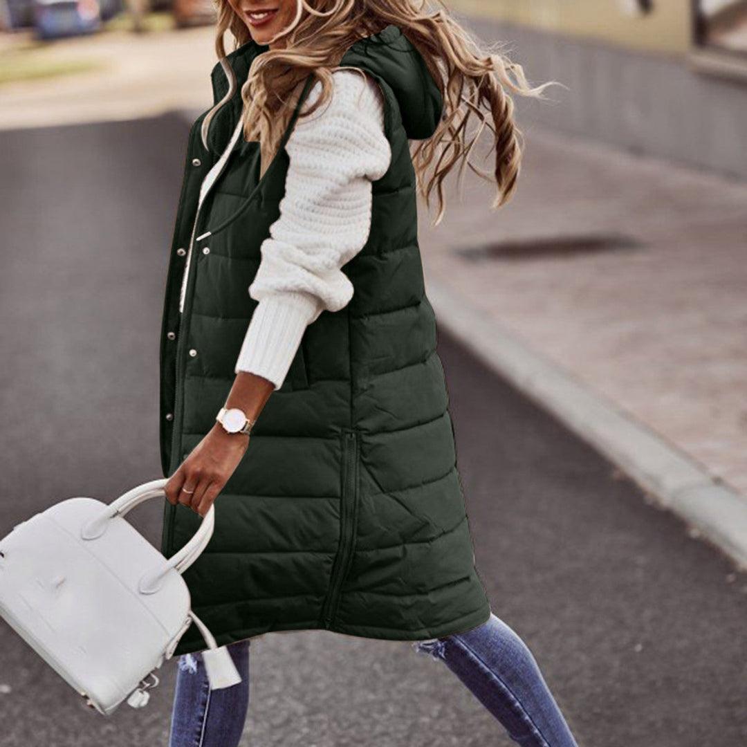 Sanne - Elegante Gilet Lungo Senza Maniche da Donna