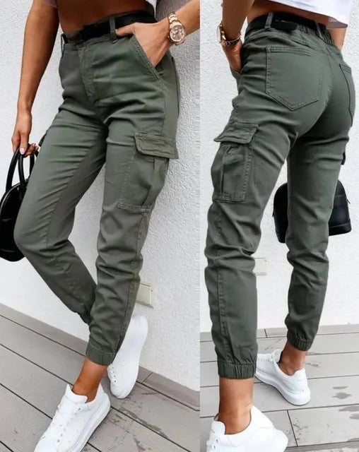 Max | Pantaloni Cargo Confortevoli con Bordini Elastici