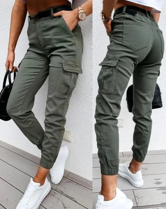 Max | Pantaloni Cargo Confortevoli con Bordini Elastici