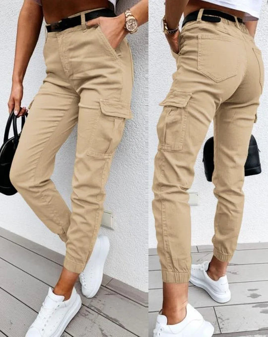 Max | Pantaloni Cargo Confortevoli con Bordini Elastici