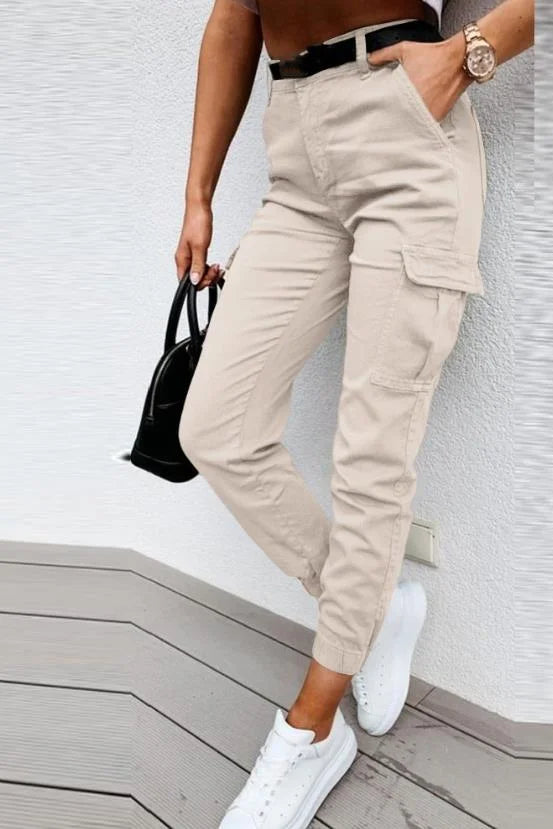 Max | Pantaloni Cargo Confortevoli con Bordini Elastici