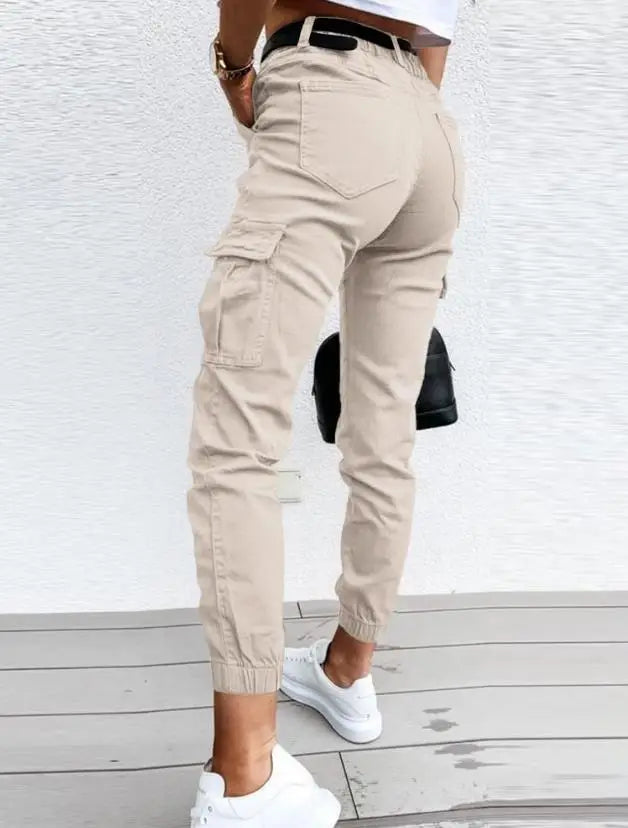 Max | Pantaloni Cargo Confortevoli con Bordini Elastici