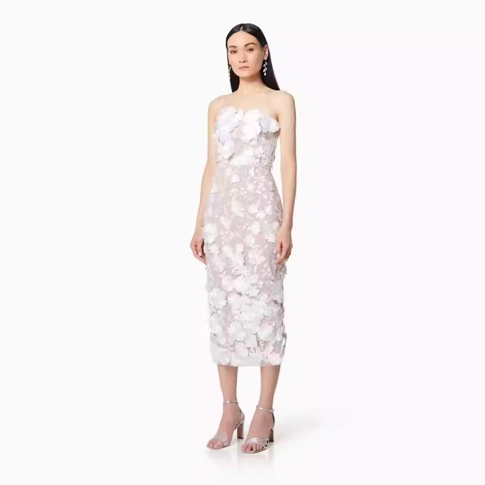 Daniela | Elegante abito midi da festa festivo