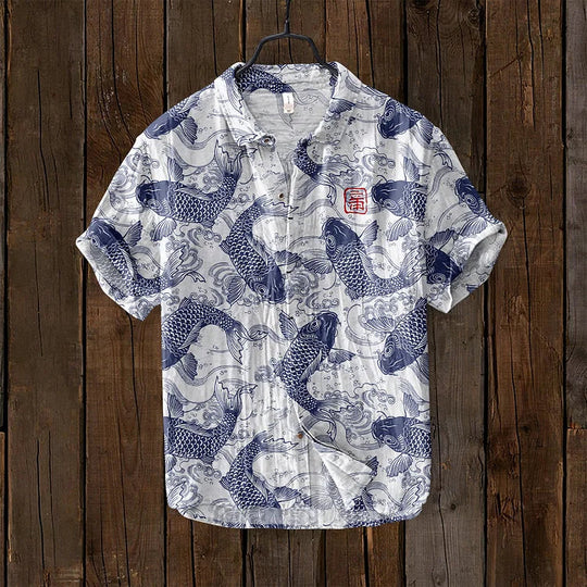 Diana | Japanese art print shirt