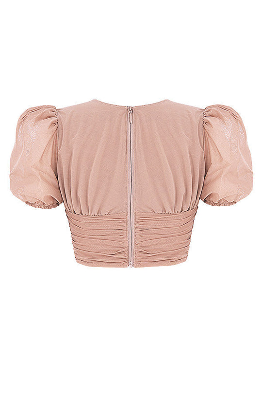 Sofie | Elegante corsetto con top a maniche a sbuffo