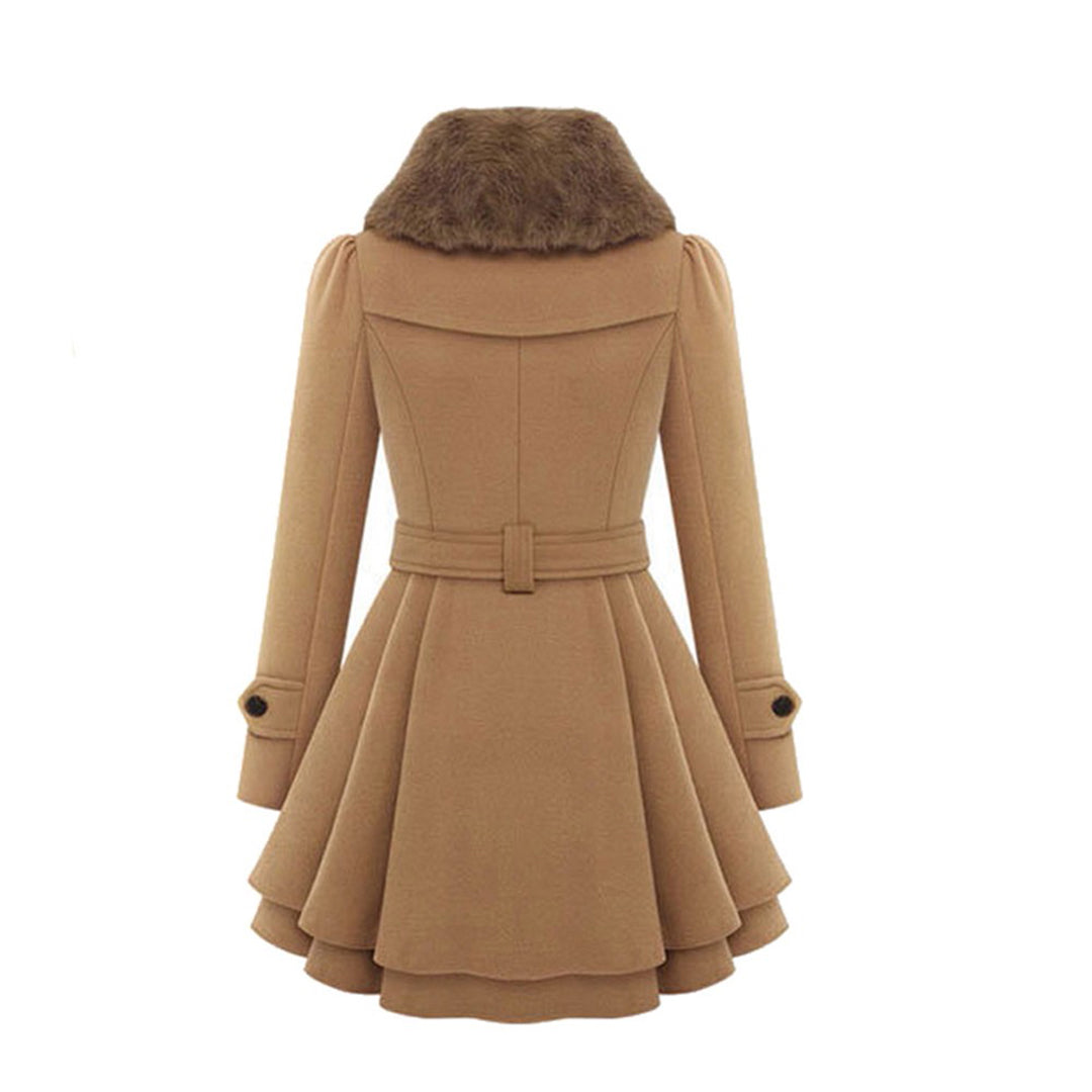 Isabelle - Elegante giacca invernale per donna con dettaglio fiocco