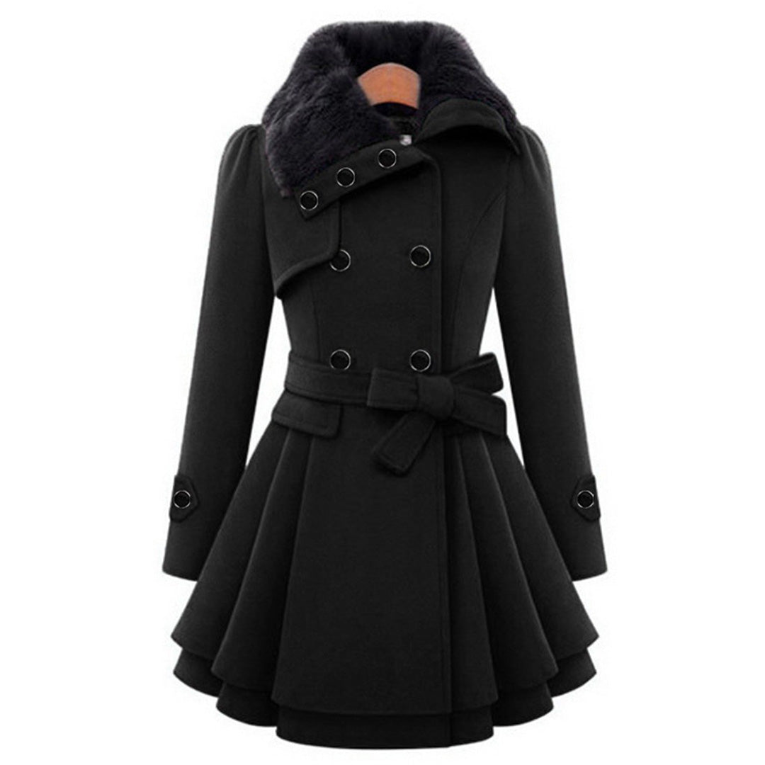 Isabelle - Elegante giacca invernale per donna con dettaglio fiocco