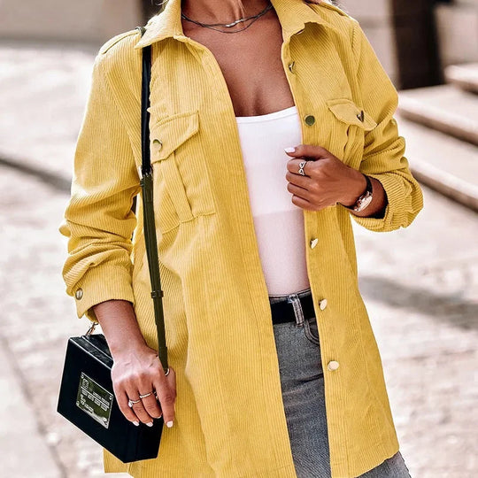 Emilia | Modern stylish corduroy jacket