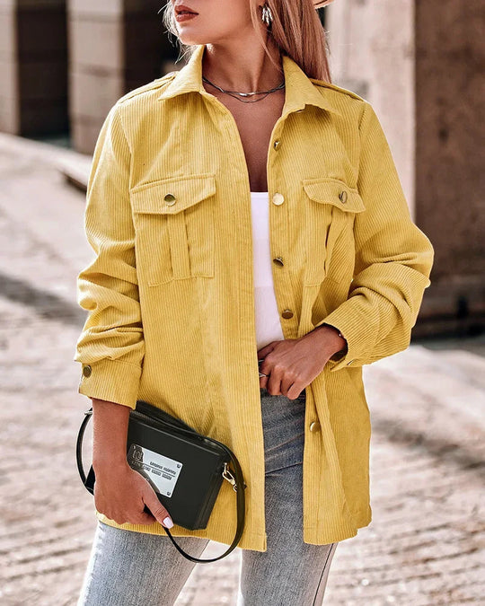 Emilia | Modern stylish corduroy jacket