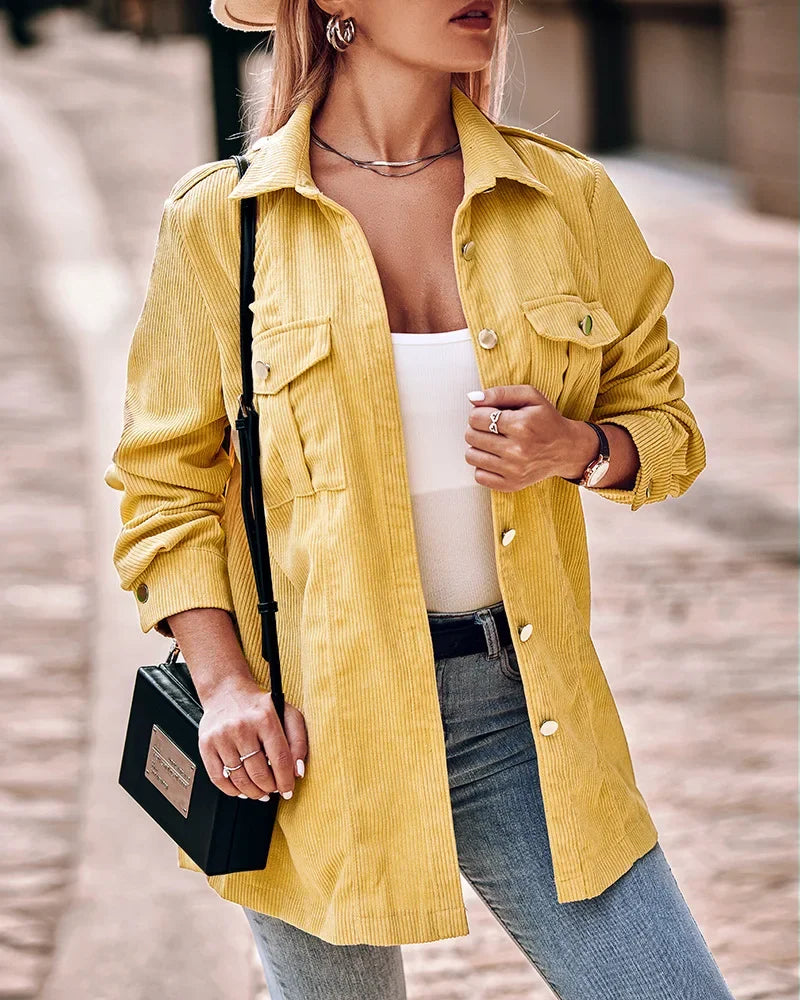 Emilia | Modern stylish corduroy jacket