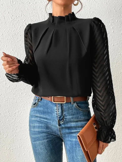 Evelyn | Timeless top with long sleeves