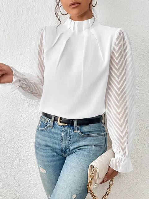 Evelyn | Timeless top with long sleeves