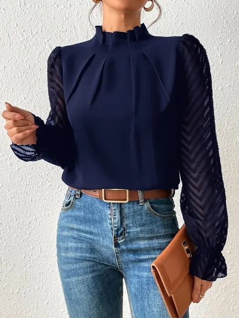 Evelyn | Timeless top with long sleeves