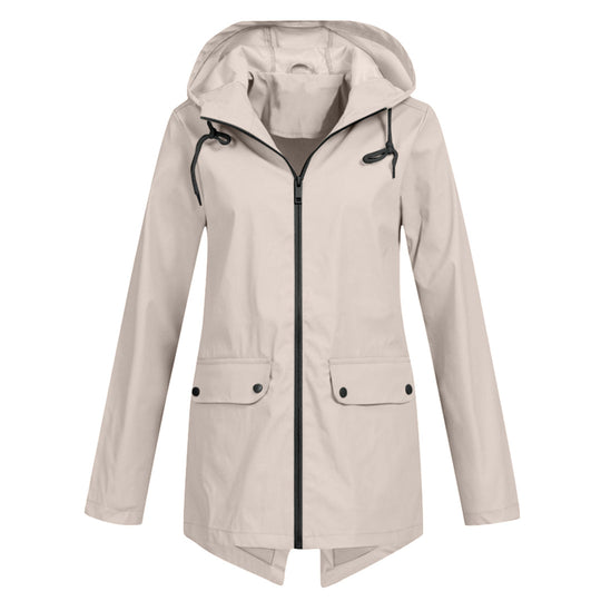 Sophie - Trendy Raincoat With Hood