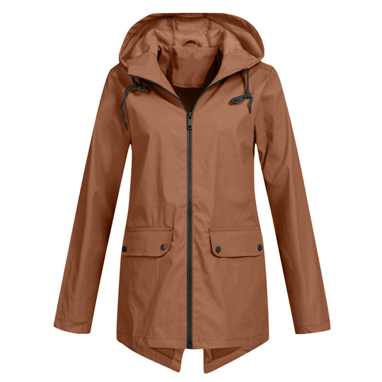 Sophie - Trendy Raincoat With Hood