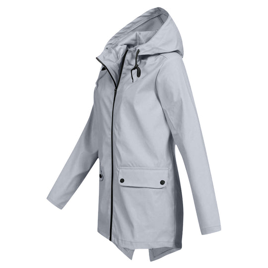Sophie - Trendy Raincoat With Hood