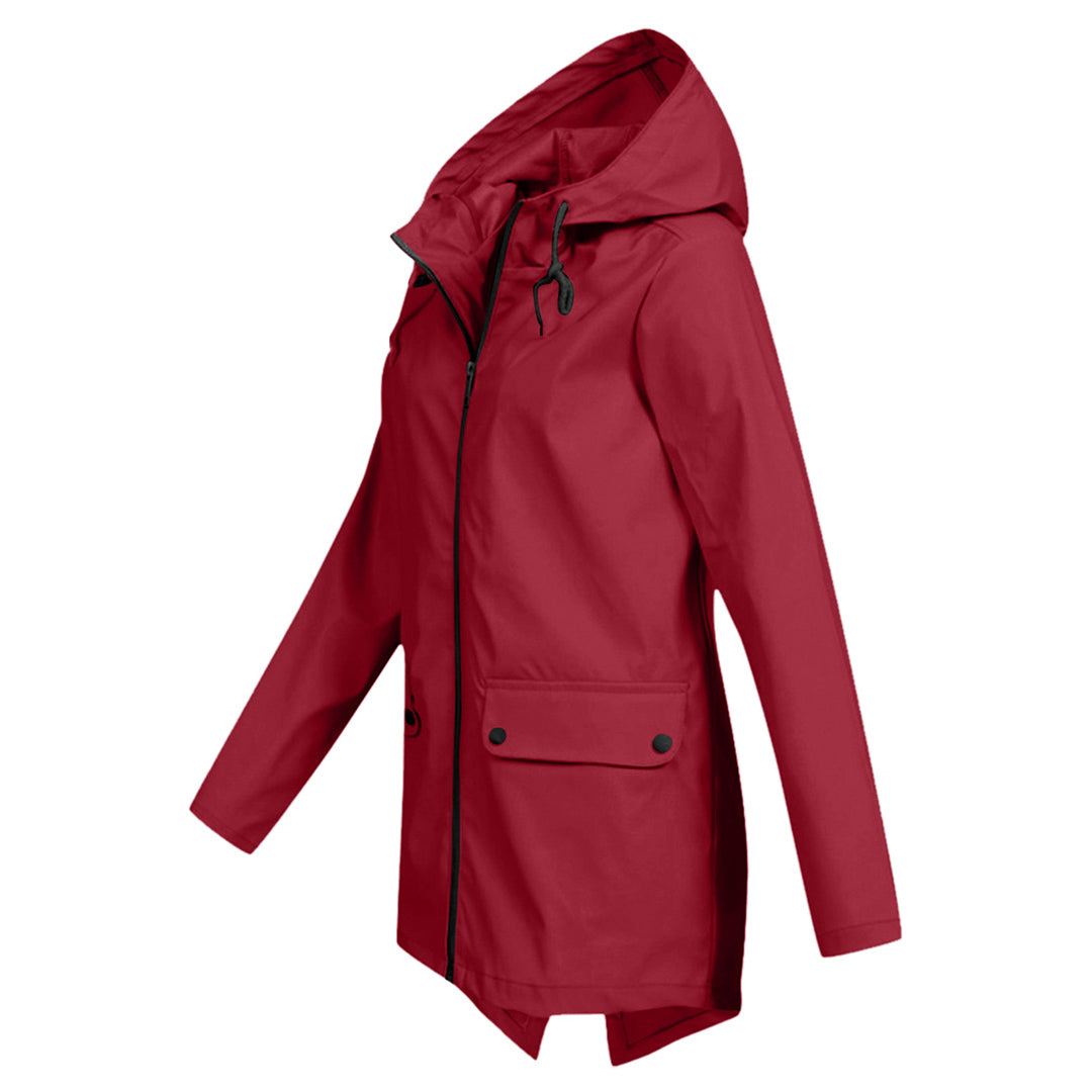 Sophie - Trendy Raincoat With Hood