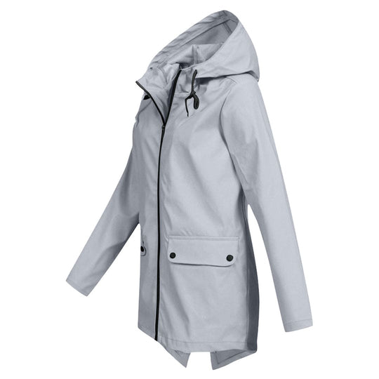 Comfortabele en ademende regenjas voor dagelijks gebruik.