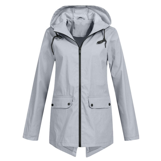 Waterdichte damesjas met een elegante en sportieve uitstraling.