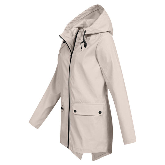 Sophie - Trendy Raincoat With Hood