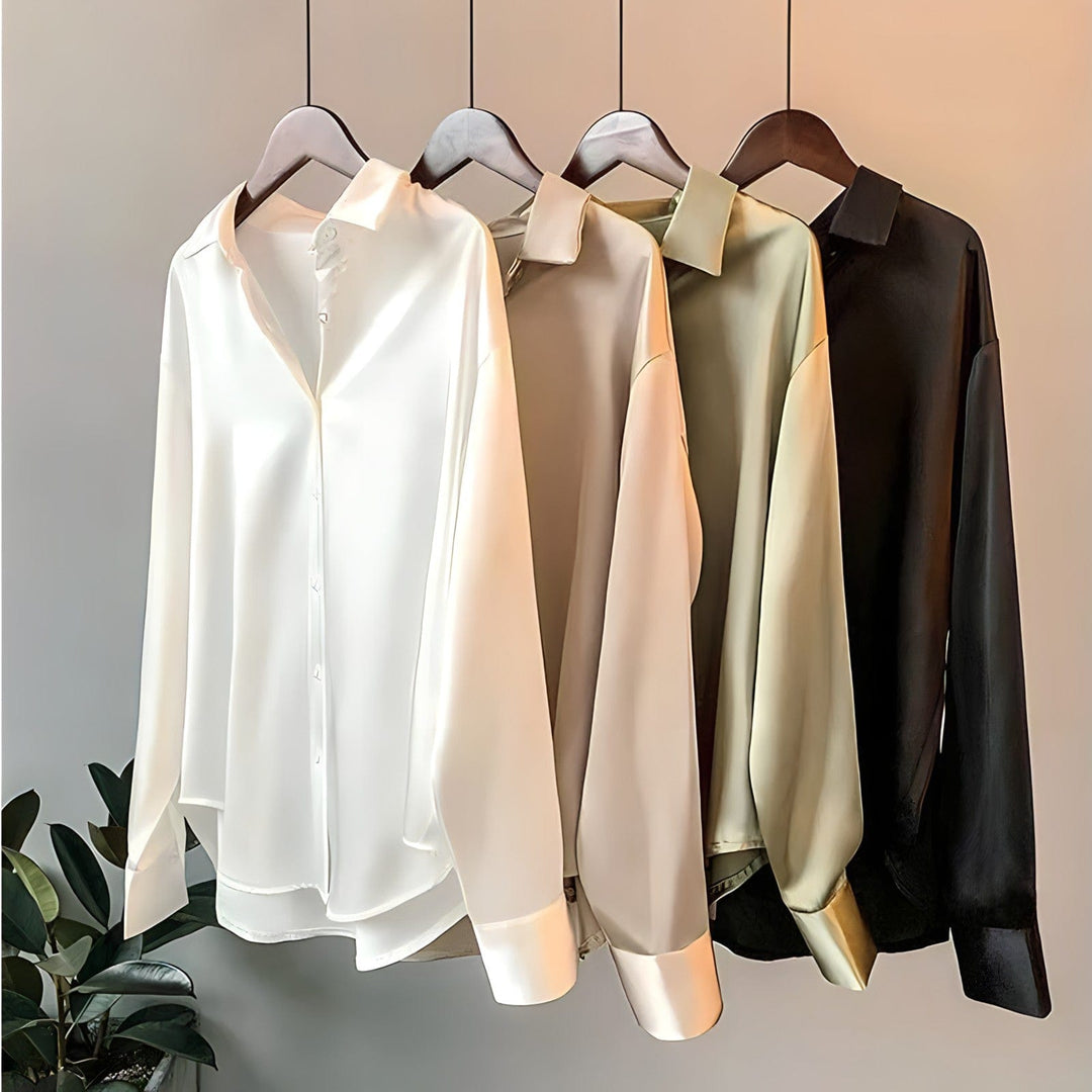 Liselotte - Seidige Bluse mit elegantem Look