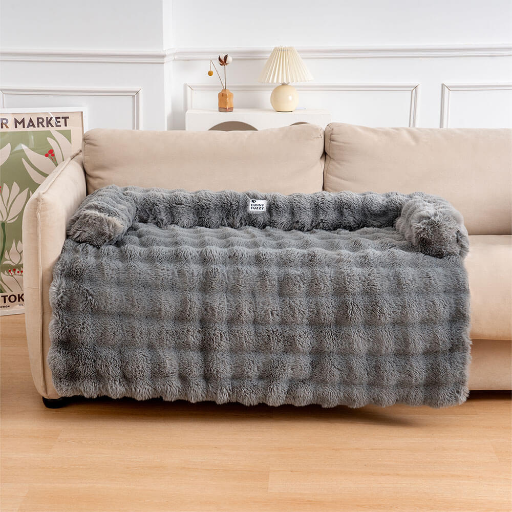 LunaPaws | Calming dog sleeping mat and sofa protection | Gray