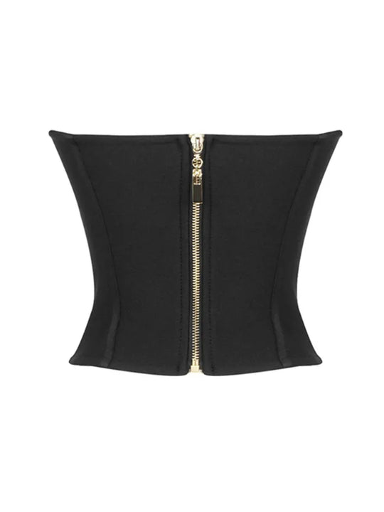 Noémie | Top Bandeau di Velluto di Lusso