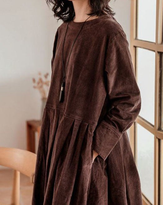 Sophie | Lässiges Midikleid mit Knotenärmel