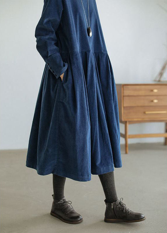 Elise - Langes Freizeitkleid für Damen mit weiter Passform und langen Ärmeln