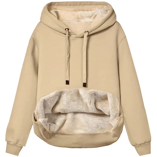Hoodie met een knusse pasvorm en comfortabele capuchon.