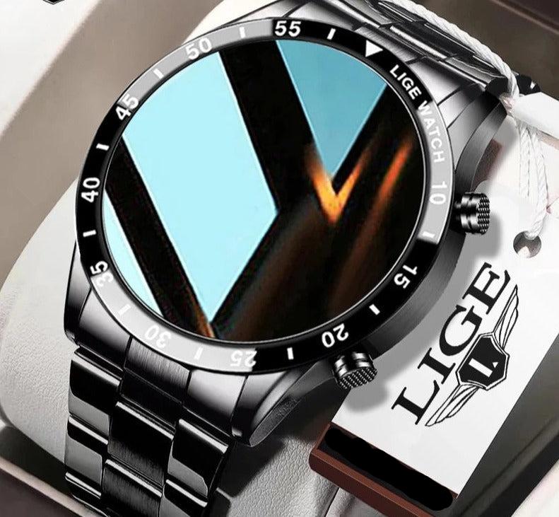 Stijlvol en functioneel - Sam luxe smartwatch, perfect voor dagelijks gebruik en technologie.