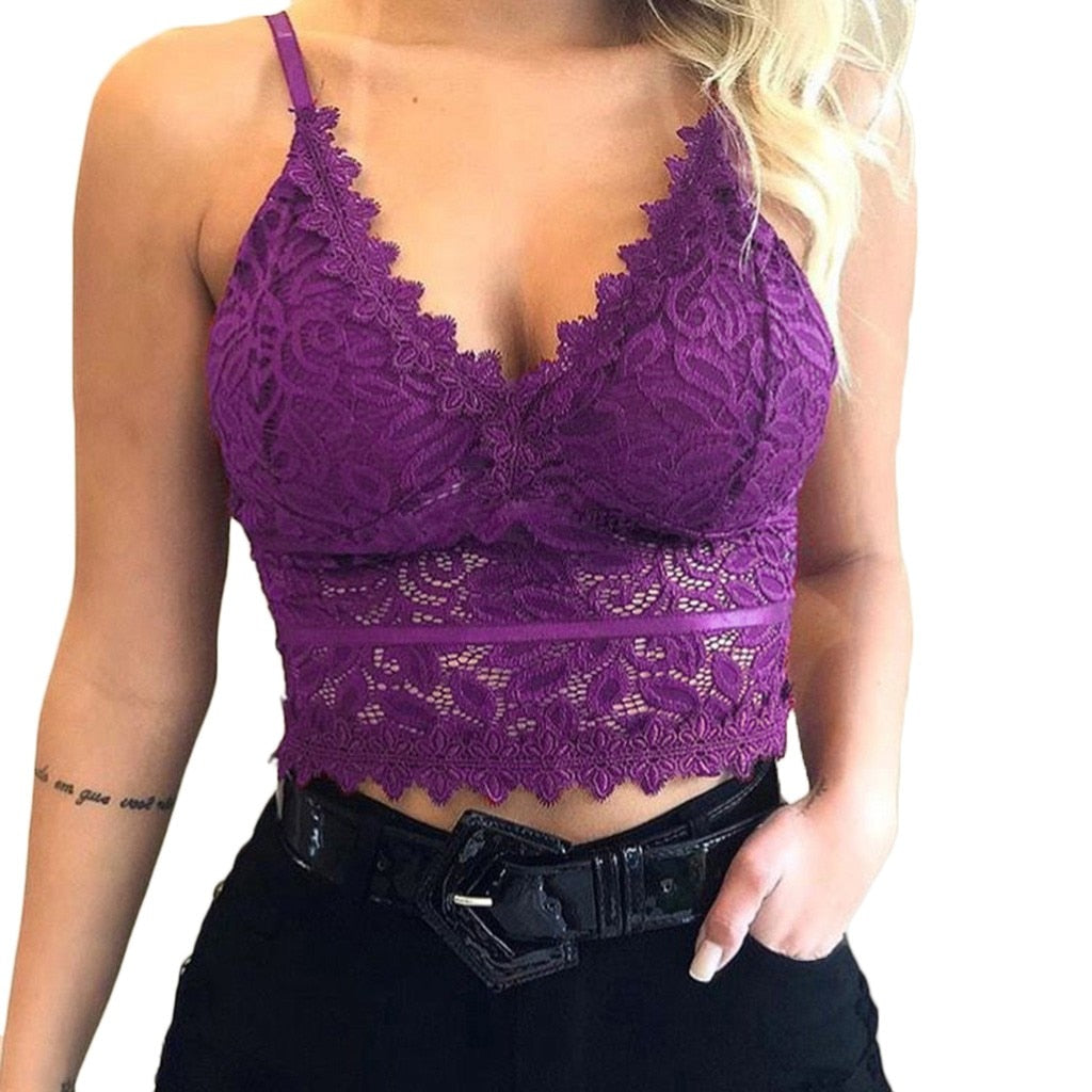 Maëlle | Kanten Bralette Crop-Top